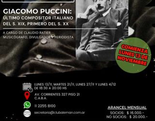Giacomo Puccini: Último Compositor Italiano del s. XIX, Primero del s. XX