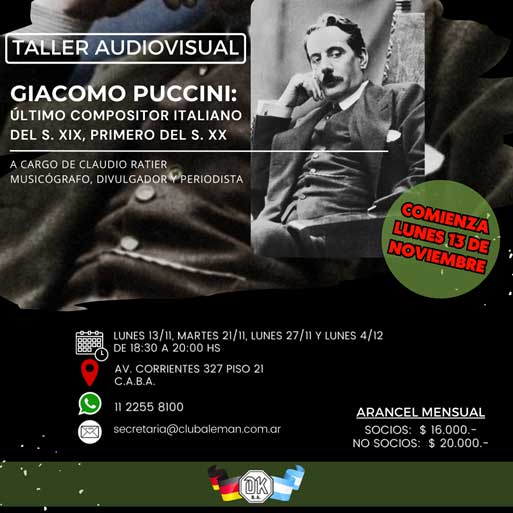 Lee más sobre el artículo Giacomo Puccini: Último Compositor Italiano del s. XIX, Primero del s. XX