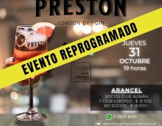 Nueva cata de gin en el Club Alemán (REPROGRAMADA)