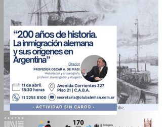 200 años de amistad entre Argentina y Alemania