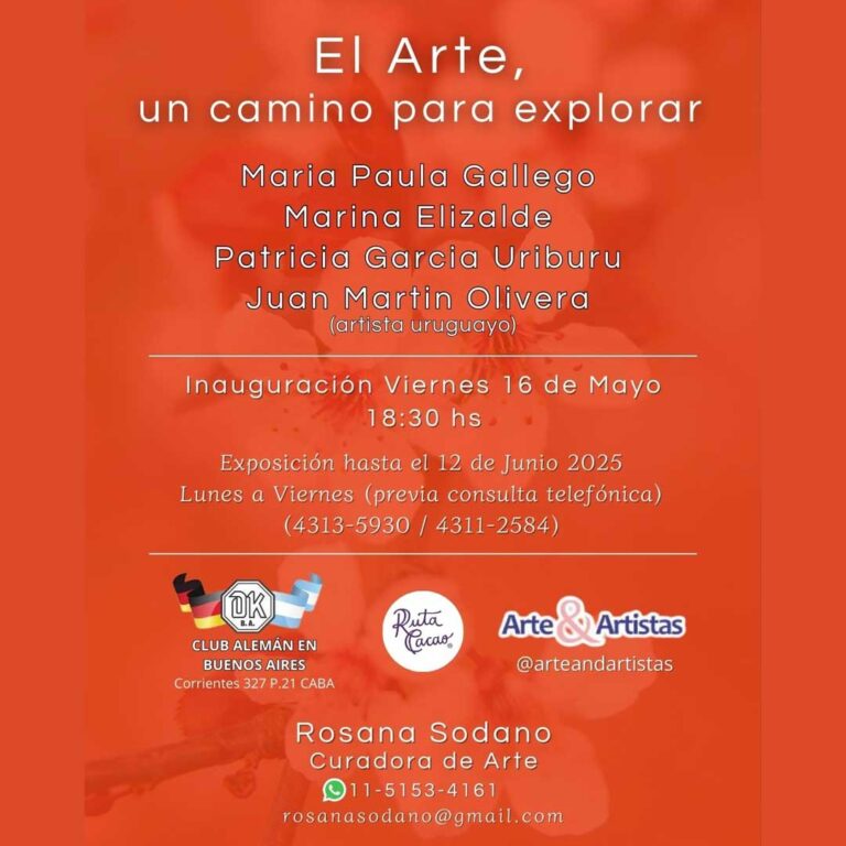 Lee más sobre el artículo Vernissage – Mayo 2025: El arte, un camino para exportar